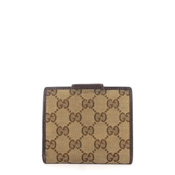 Gucci CS Canvas D-Ring Compact Wallet