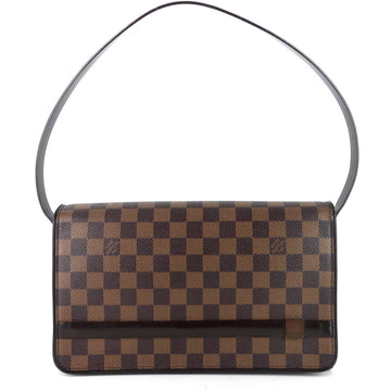 Louis Vuitto Tribeca Long Damier Ebene Canvas Bag