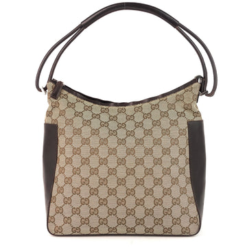 Gucci CS Canvas and Leather Shoulder Bag