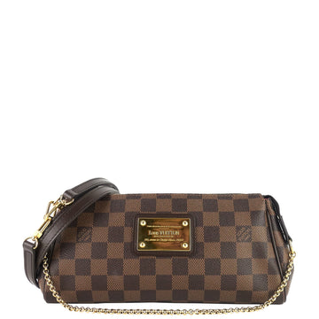 Louis Vuitto Eva Damier Ebene Crossbody Bag