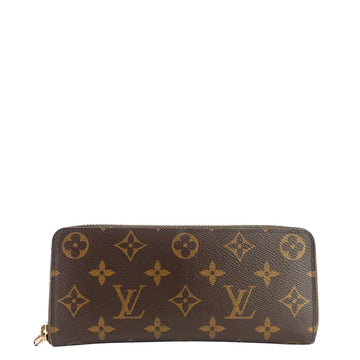 Louis Vuitto Clémence Monogram Canvas Wallet