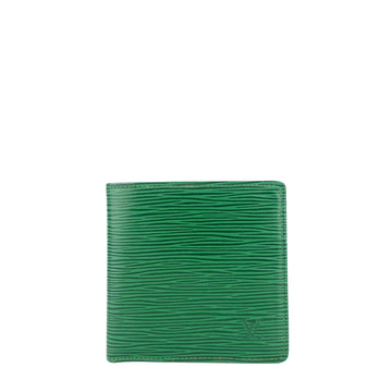 Louis Vuitto Marco Green Epi Leather Bifold Wallet