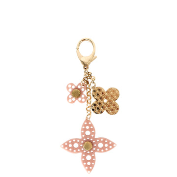 Louis Vuitto Flower Antique Brass and Resin Rock Charm