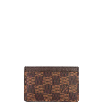 Louis Vuitto Damier Ebene Canvas Card Holder