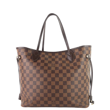 Louis Vuitto Neverfull MM Damier Ebene Canvas Bag