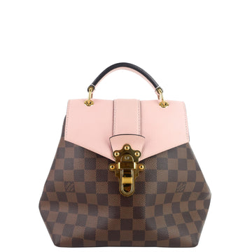 Louis Vuitto Clapton Damier Ebene Canvas Backpack Bag