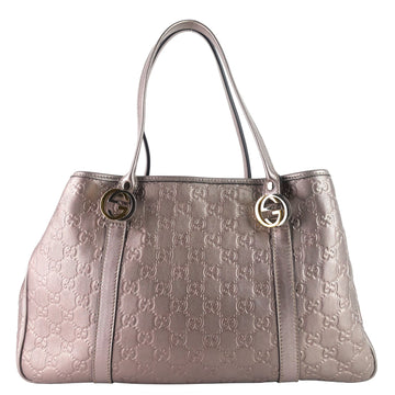 VS Twins Medium Metallic Guccissima Leather Bag