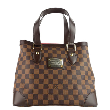 Louis Vuitto Louis Vuitton Hampstead PM Damier Ebene Canvas Bag
