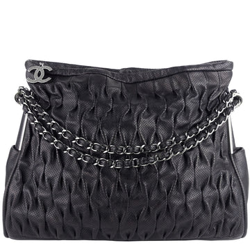 Chanel Perforated Ultimate Soft Leather Hobo Bag