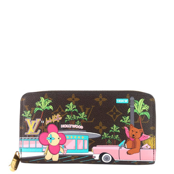 Louis Vuitto Zippy 2021 Hollywood Animations Monogram Canvas Wallet