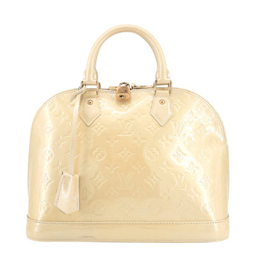 Louis Vuitto Alma PM Monogram Vernis Leather Handbag