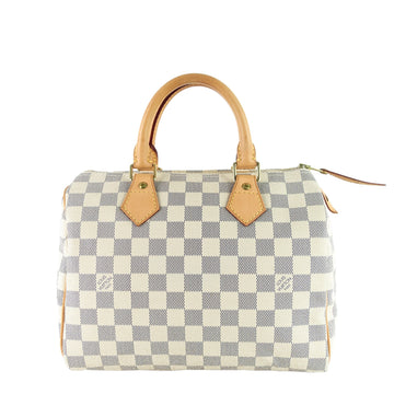Louis Vuitto Speedy 25 Damier Azur Canvas Bag