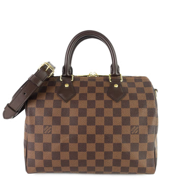 Louis Vuitto Speedy Bandoulière 25 Damier Ebene Canvas Bag