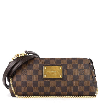 Louis Vuitto Eva Damier Ebene Canvas Bag