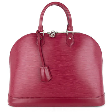 Louis Vuitto Alma GM Fuchsia Epi Leather Bag