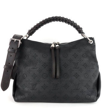 Louis Vuitto Beaubourg MM Mahina Leather Hobo Bag