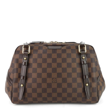 Louis Vuitto Rivington GM Damier Ebene Canvas Bag