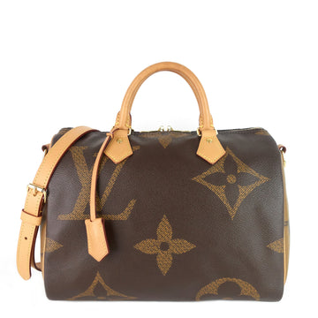 Louis Vuitto Speedy Bandoulière 30 Monogram Giant Reverse Canvas Bag