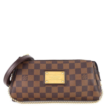 Louis Vuitto Eva Damier Ebene Canvas Bag