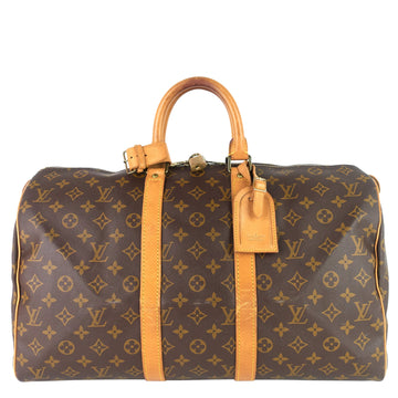 Louis Vuitto Keepall 45 Monogram Canvas Bag