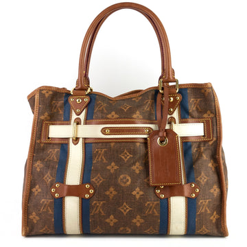 Louis Vuitto Rayures Tisse GM Monogram Canvas Bag