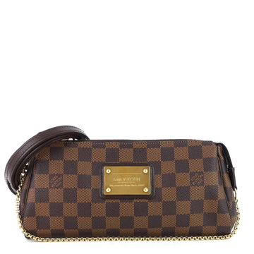 Louis Vuitto Eva Damier Ebene Canvas Bag