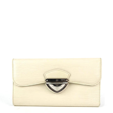 Louis Vuitto Eugenie Cream Epi Leather Wallet