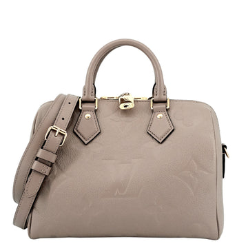 Louis Vuitto Speedy Bandoulière 25 Giant Empreinte Monogram Leather Bag