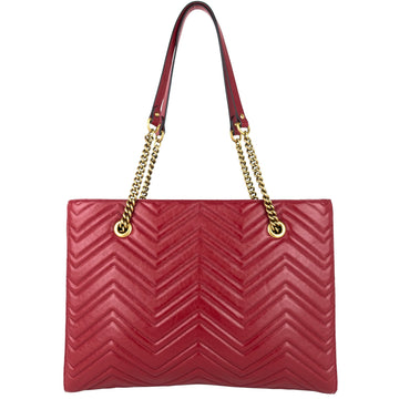 Gucci CS Marmont Medium Matelassé Leather Tote Bag