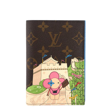 Louis Vuitto 2021 Christmas Animation Monogram Canvas Passport Cover