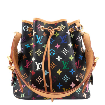 Louis Vuitto Petit Noe Multicolore Canvas Bag