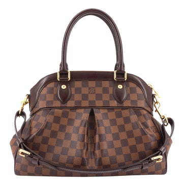 Louis Vuitto Trevi PM Damier Ebene Canvas Bag