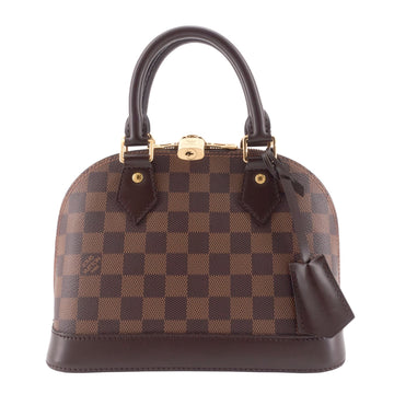 Louis Vuitto Alma BB Damier Ebene Canvas Handbag