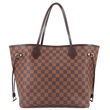 Louis Vuitto Neverfull MM Damier Ebene Canvas Bag