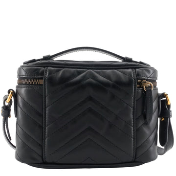 Gucci CS Marmont Mini Vanity Leather Crossbody Bag