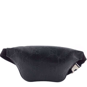 Gucci CS Embossed Leather Belt Bag