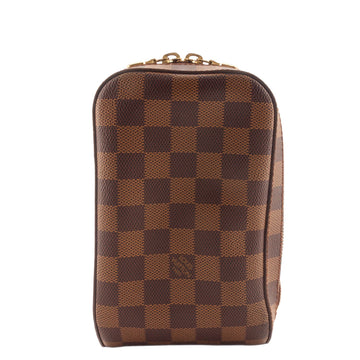 Louis Vuitto Geronimos Damier Ebene Canvas Waist Bag