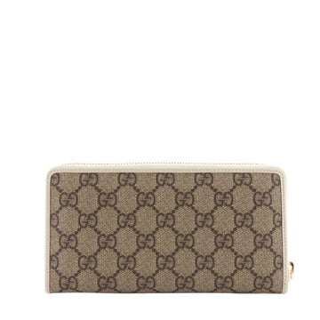 Gucci Horsebit 1955 CS Supreme Canvas Zip Around Wallet