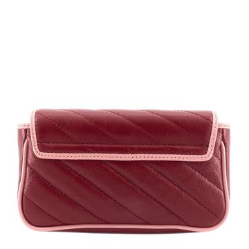 Gucci Azalea Enameled Torchon CS Marmont Wallet