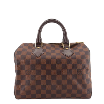 Louis Vuitto Speedy 25 Damier Ebene Canvas Bag