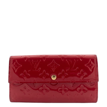 Louis Vuitto Sarah Vernis Leather Wallet