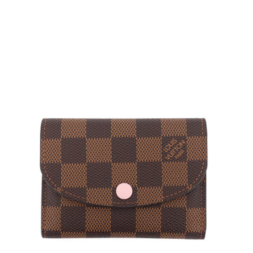 Louis Vuitto Rosalie Damier Ebene Coin Pouch