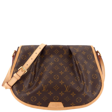Louis Vuitto Menilmontant MM Monogram Canvas Shoulder Bag