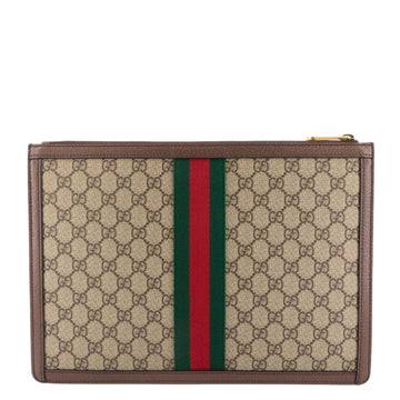 Gucci CS Supreme Canvas Web Ophidia Portfolio Pouch