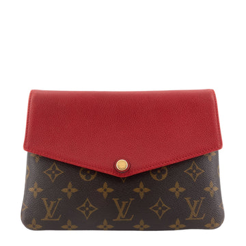 Louis Vuitto Twice Monogram Canvas Shoulder Bag