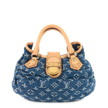 Louis Vuitto Pleaty Monogram Denim Bag