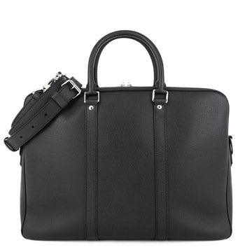 Louis Vuitto Porte-Documents Voyage PM Taiga Leather Briefcase Bag