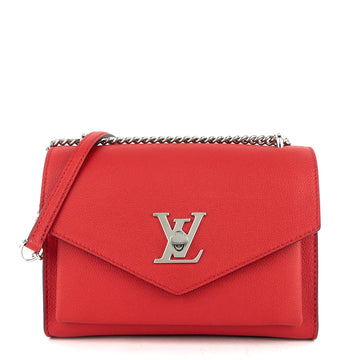 Louis Vuitto Mylockme Chain Calfskin Shoulder Bag