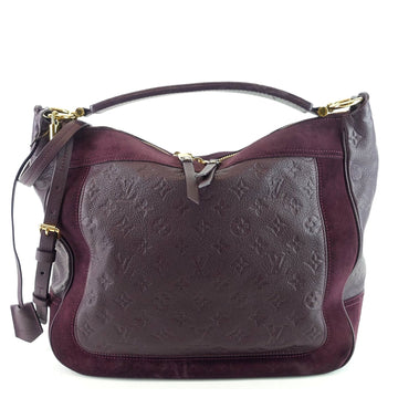 Louis Vuitto Audacieuse MM Monogram Empreinte Leather and Suede Bag