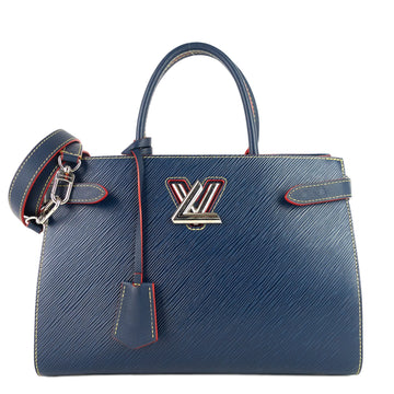 Louis Vuitto Twist Blue Epi Leather Tote Bag